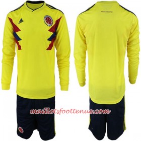 Maillot/Tenue Colombie Enfant Domicile Coupe du monde 2018 Manche Longue